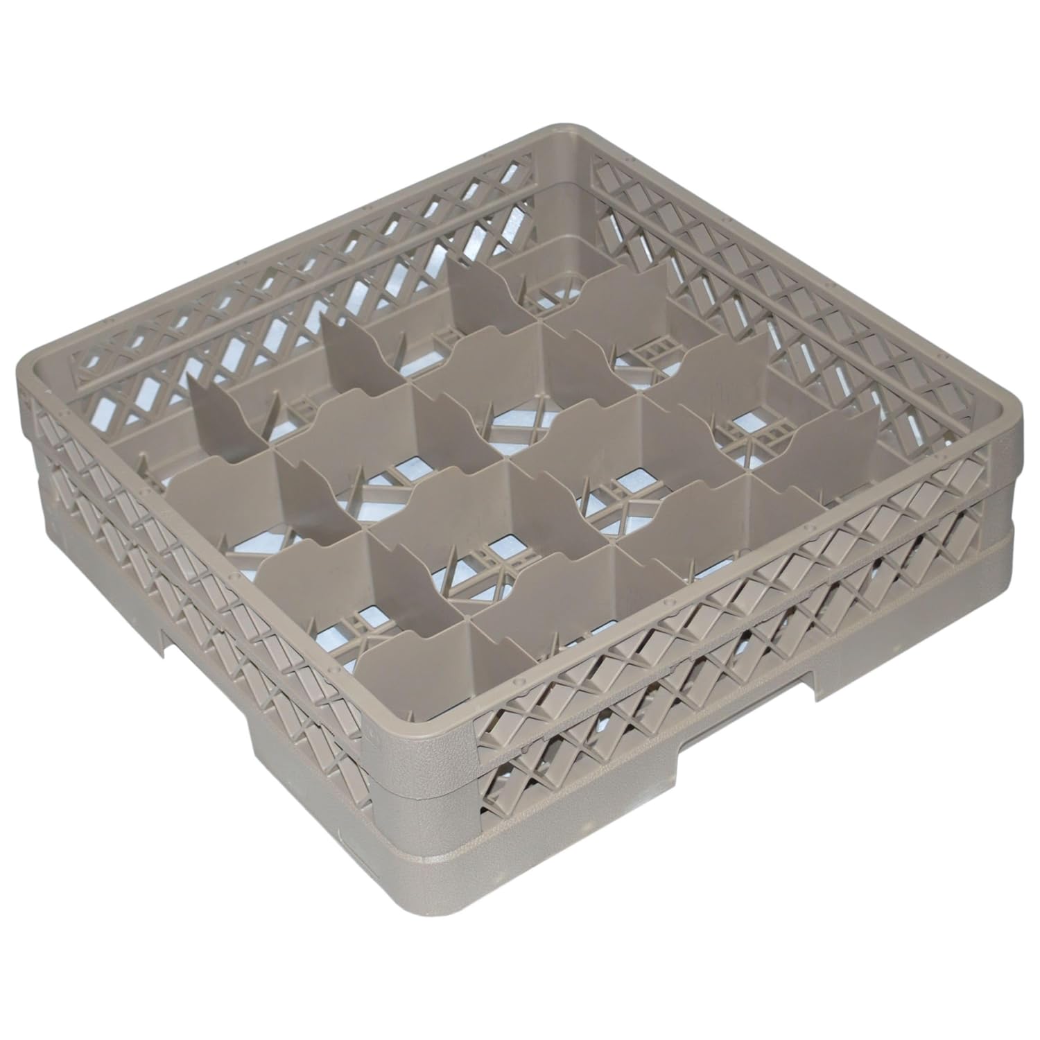 Vollrath TR4A Rack-Master 16 Compartment Cup Rack 1 Extender, Beige-TR4A