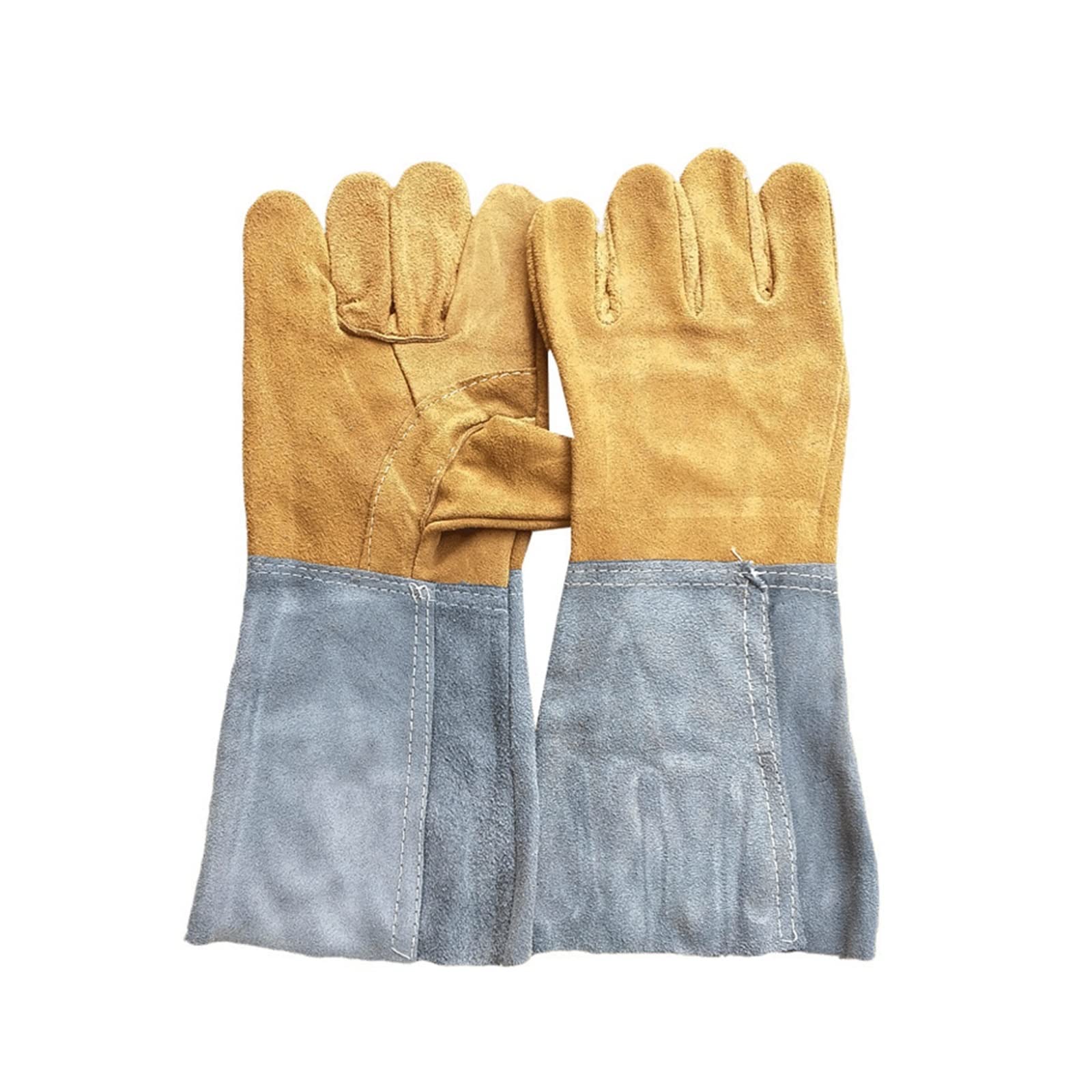 Welding Supplies Work Gloves Leather Workers Work Welding Safety Protection Wear-Resistant Gloves Leather Working Welder Gloves
