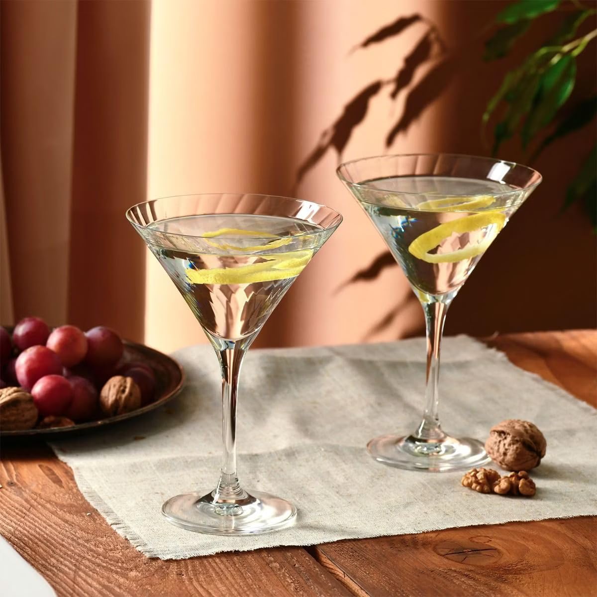 6 Verres à Martini En Forme De V - 150 Ml, Transparents, Passent Au Lave-vaisselle, Pour Cocktails Et Fêtes