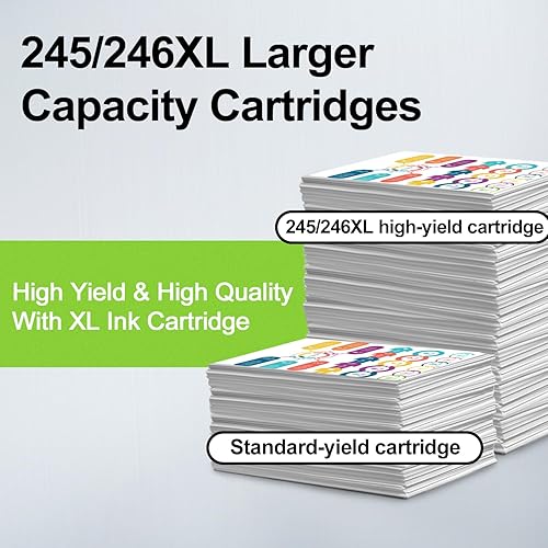 Miniatura 3 de OULADUN PG-245XLCL-246XL Combo Pack Reemplazo para Canon 245XL 246XL Cartucho de tinta para impresora Pixma TR4520 TR4522 TS3122 TS3322 MG2522 MX490