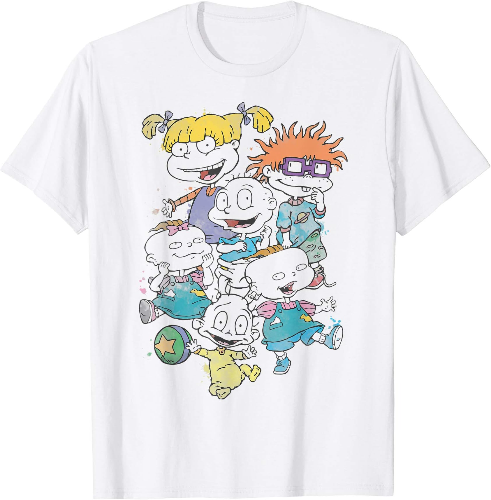 RugratsBaby Group Retro Watercolor Classic Graphic T-Shirt T-Shirt