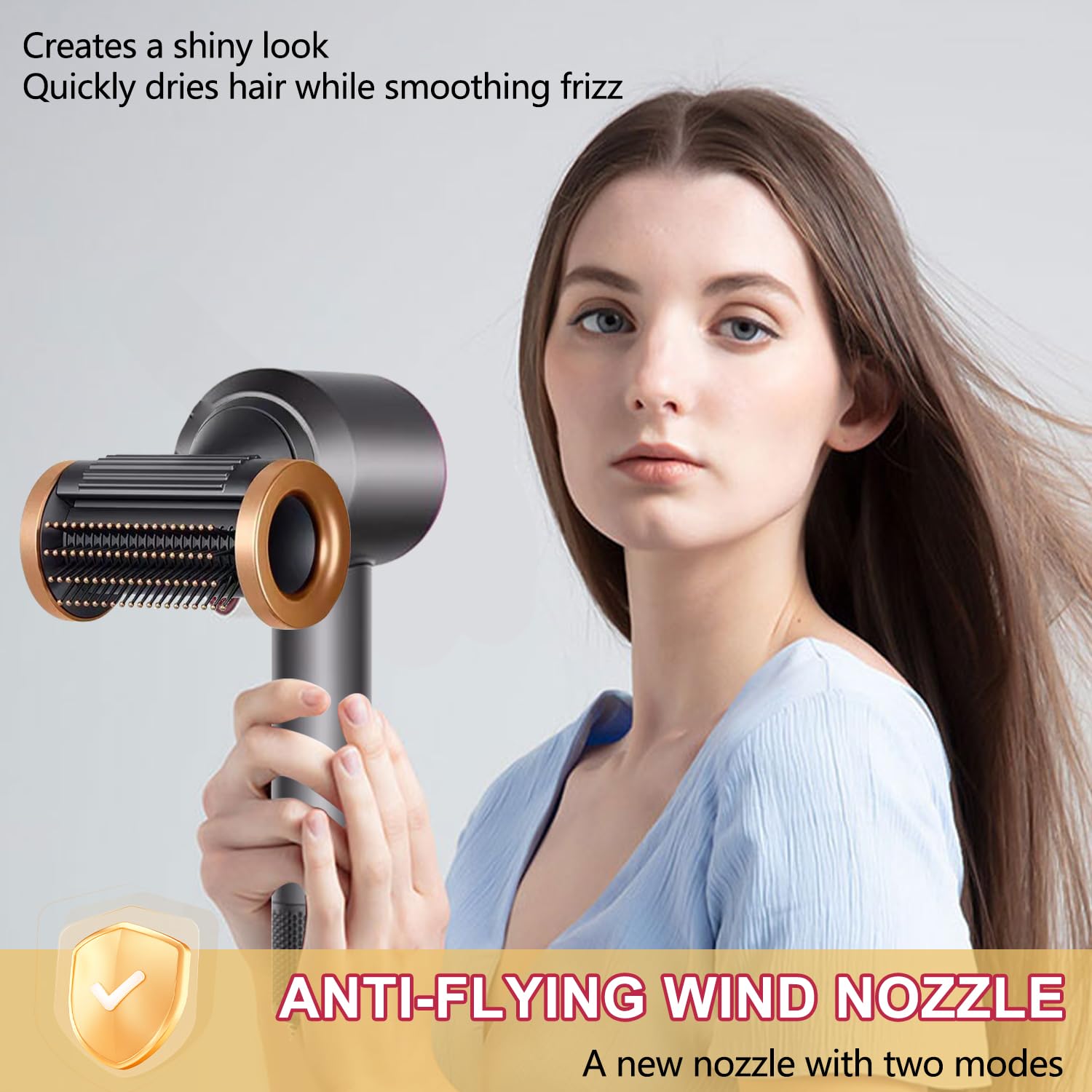 Amazon.com: ZPSNDP Hair Dryer Attachment, Anti-Fly Flyaway Nozzle