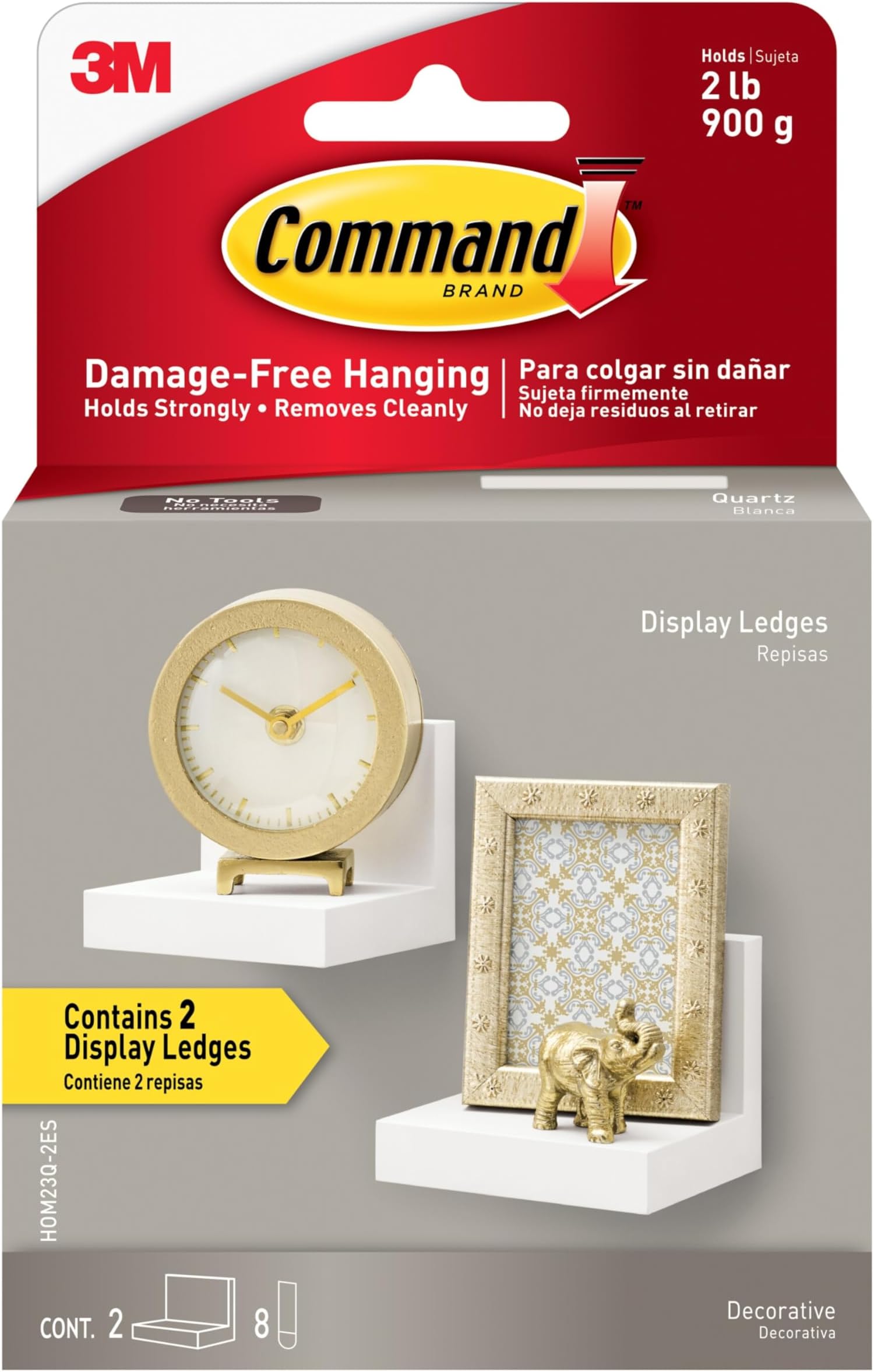 Command Adhesive Display Ledge