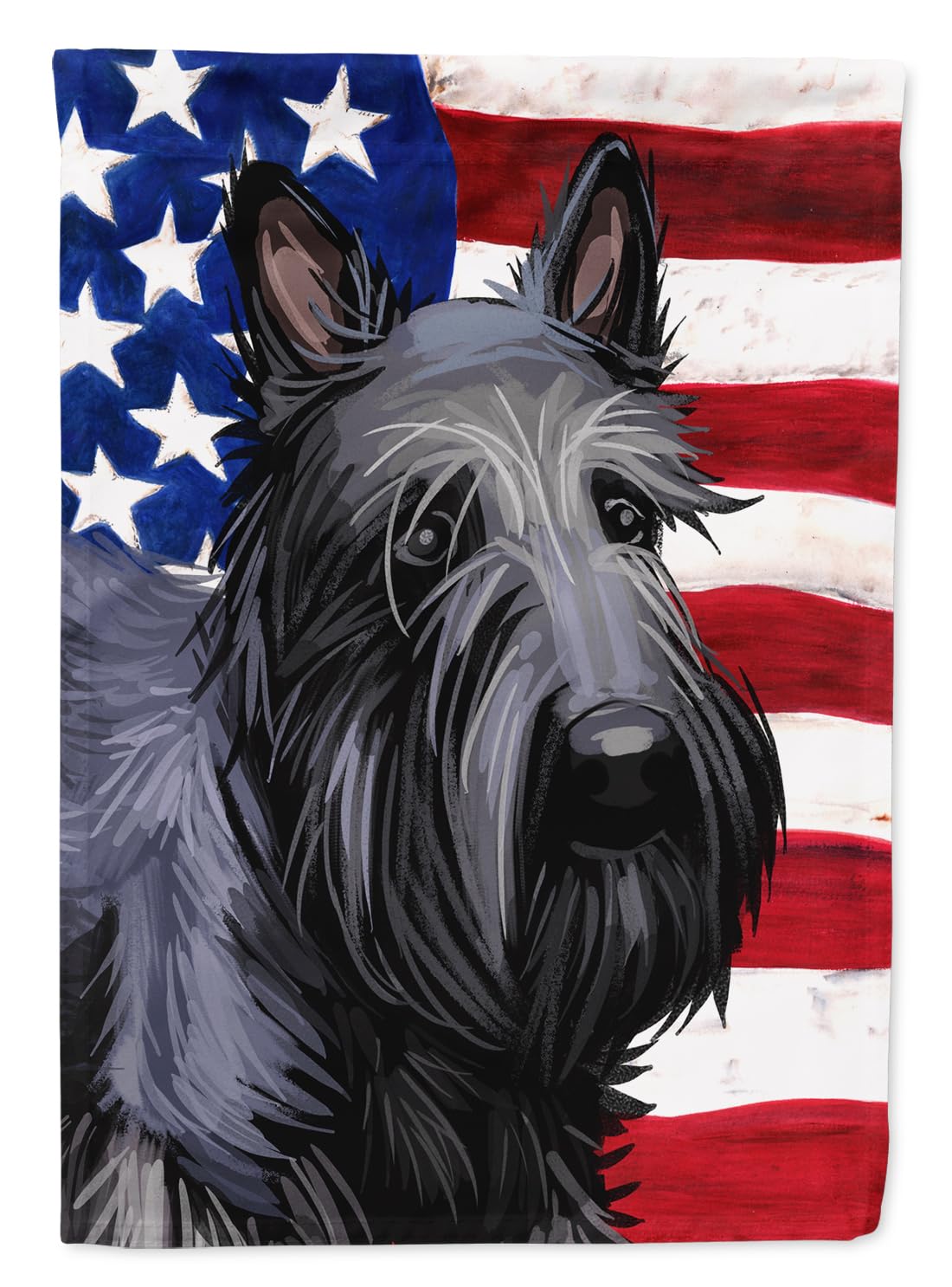 Drapeau de jardin Scottish Terrier et drapeau américain Caroline's Treasures CK6696GF