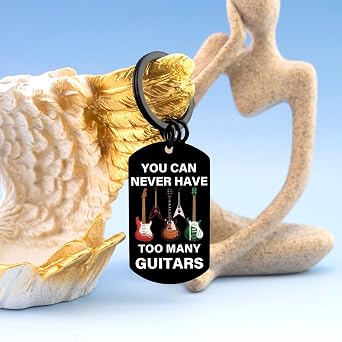 Guitar Gifts for Men Music Gift for Women Guitar Keychain