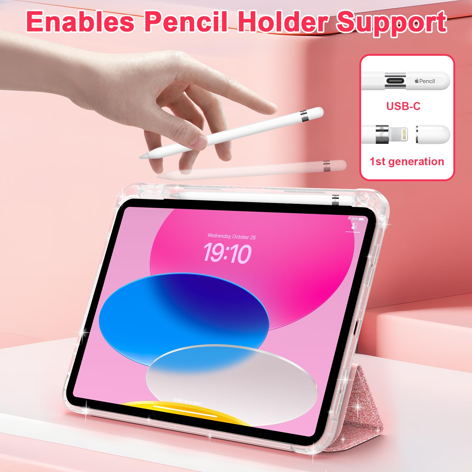 【128GB】Apple iPad A16 本体+ ペンシル+ スマートカバー Amazon.com: ZryXal iPad (A16) Case/iPad 10th Generation Case [11