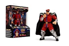 Toys – Street Fighter II M&period; Bison Action Figure Wave 2 – 1&colon;12 Scale&comma; 6" Tall&comma; Interchangeable Heads&comma; Hands&comma; Purple Fire Accessory