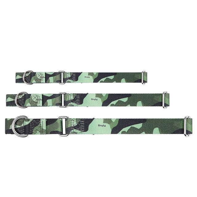 Foto 7 de 8 de Hyhug Diseño, Martingale Klassische Halsbänder, Anti-Flucht Hundehalsband. Komfortabel Verstellbar