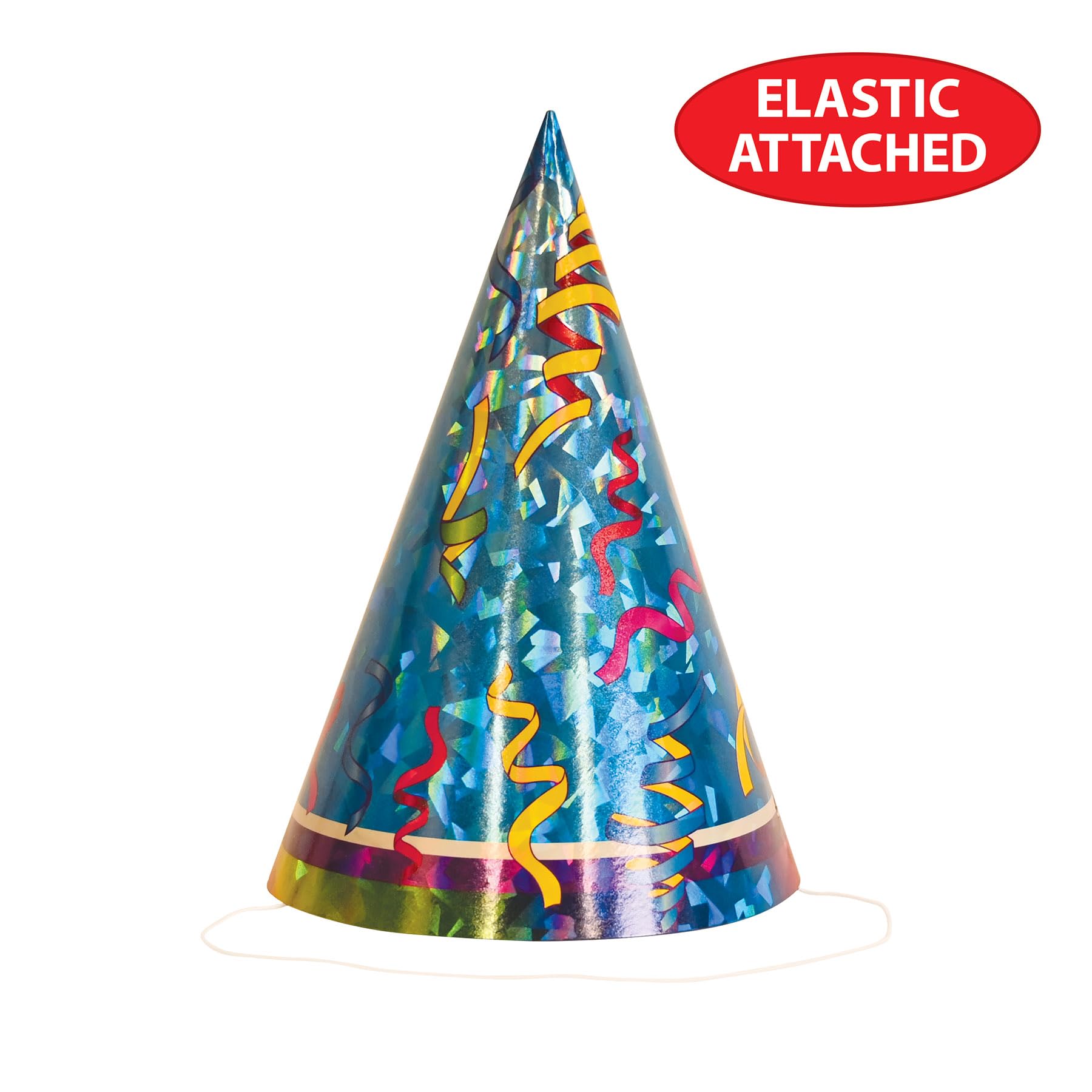 Beistle Prismatische Kegelhüte 3 Stück