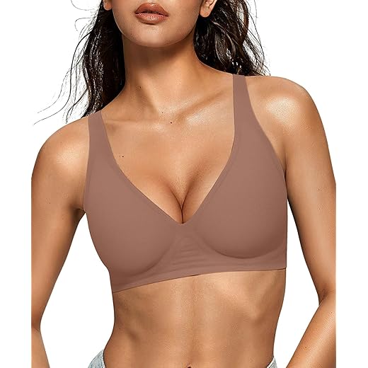 Plunge Deep-V Wireless Supportive Seamless Bralette