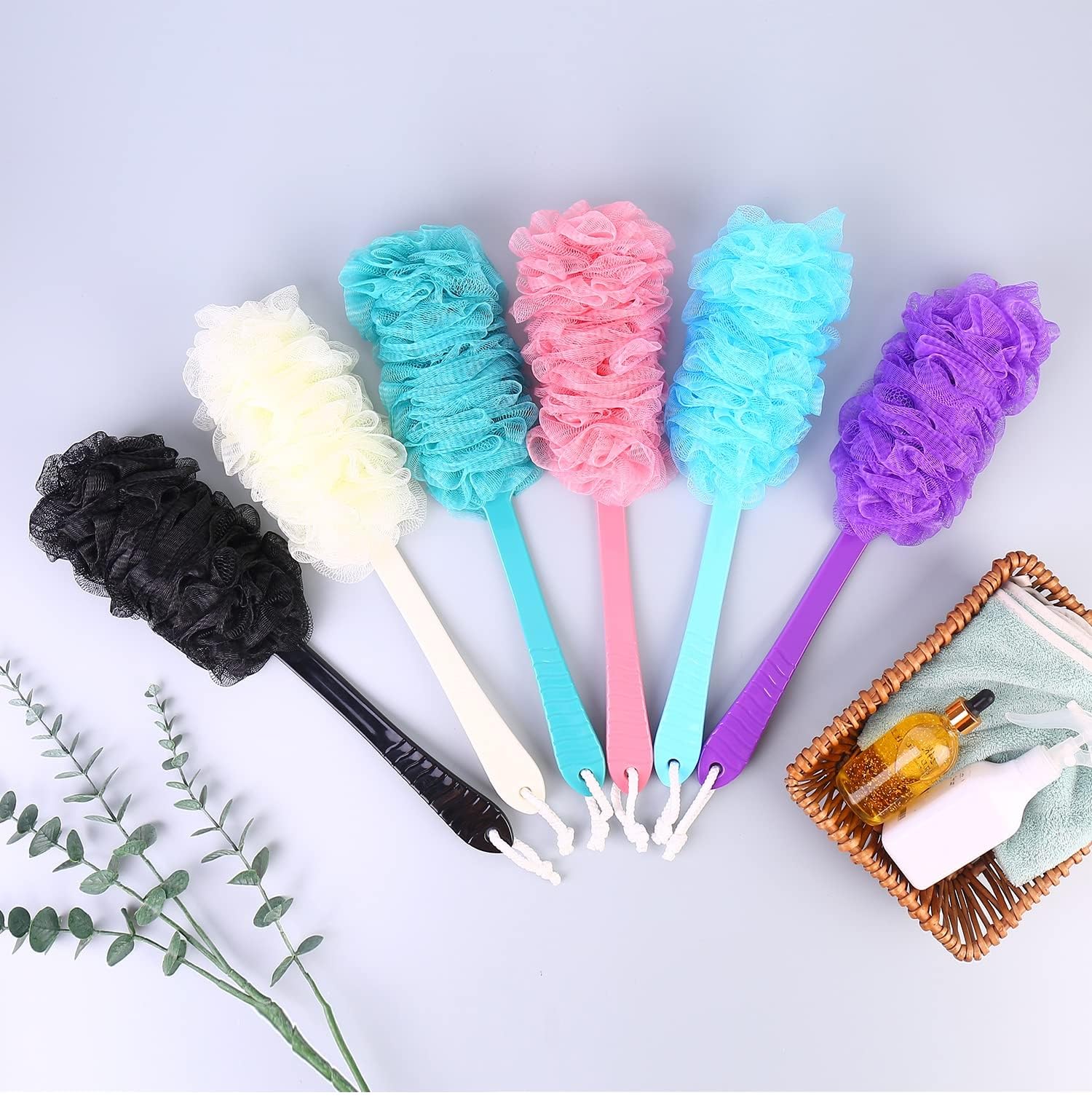 Winberg Loofah Scrub bath scrub Loofah Bath scrub heavy quality Pack of 2 (Random Colour) ST-LFH02 1