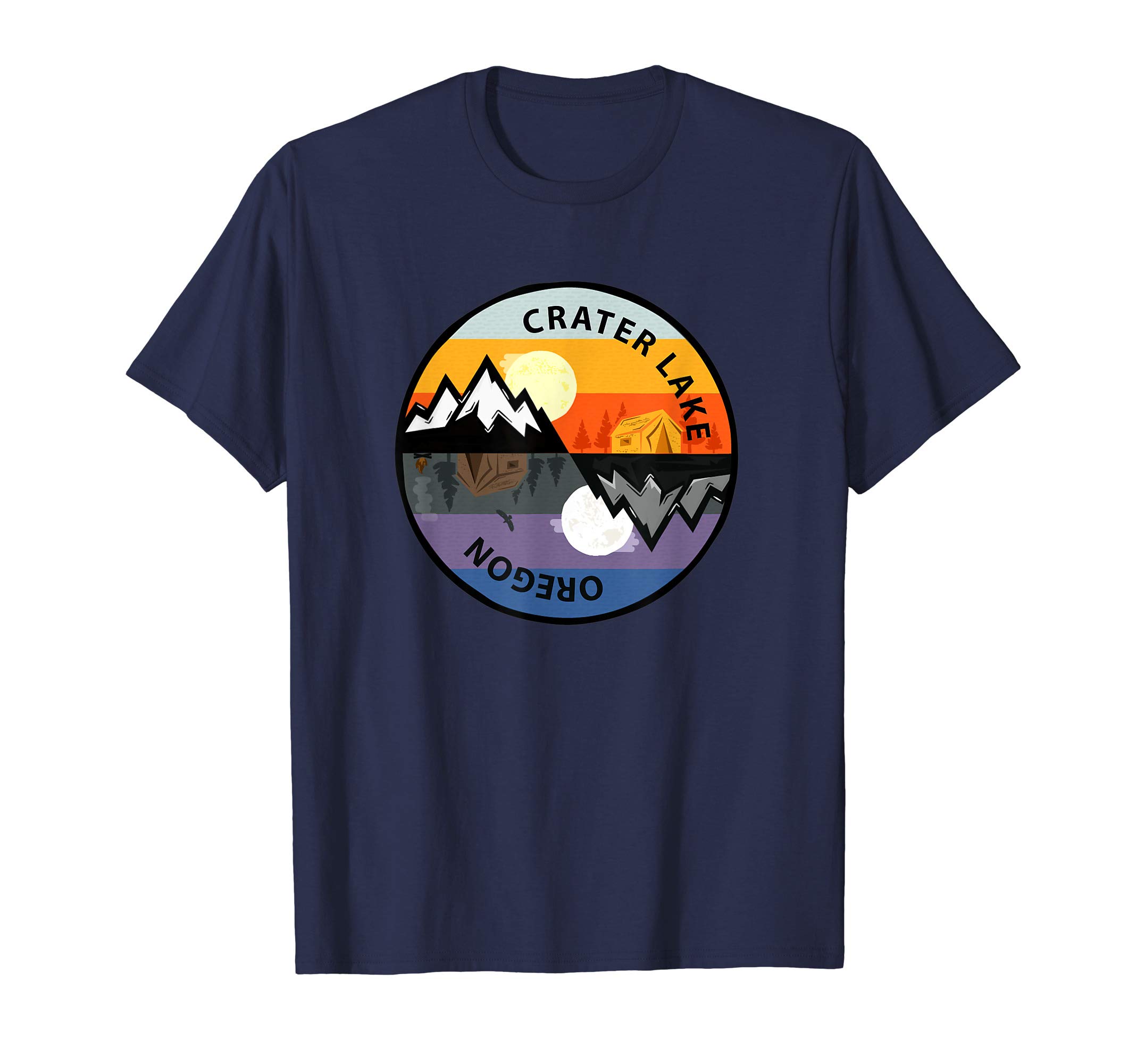 Retro Vintage Crater Lake, Oregon Souvenir T-Shirt