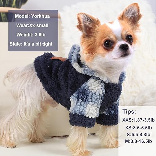 Miniatura 3 de Sudadera con capucha para perros pequeños, suéter para perros pequeños, suéter para perros pequeños, suéter de Acción de Gracias, ropa para perro,