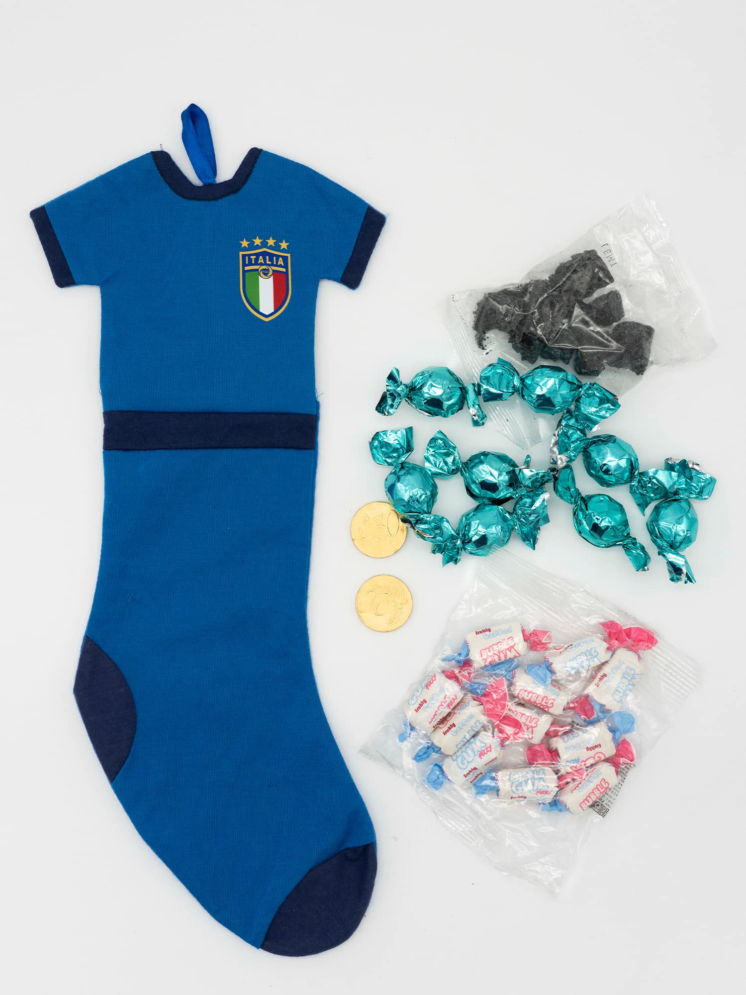 Calza Natale FIGC Nazionale Italiana di Calcio 2022/23 Befana dolci prelibatezze