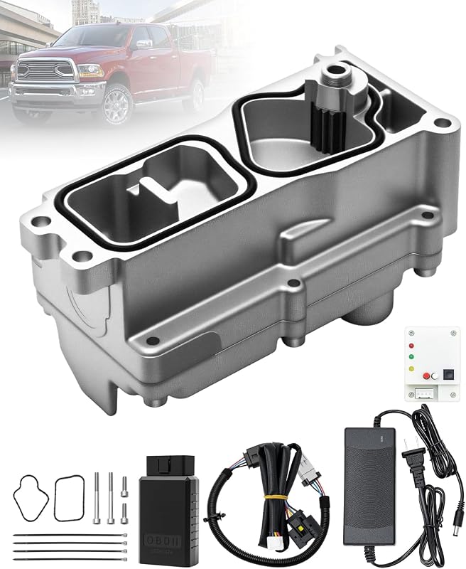 Atuador do turbo VGT Quixofiber 5494878RX para Dodge Ram 6.7 Cummins – Kit com 2 calibrações