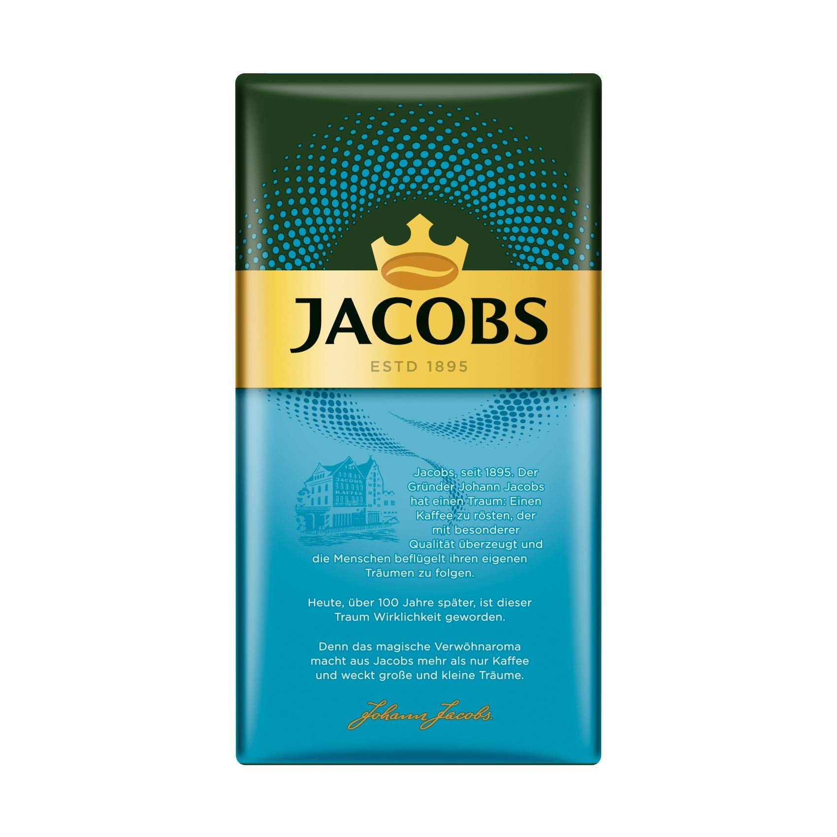 Jacobs Filterkaffee Auslese Mild und Sanft, 12er Pack, 12 x 500 g gemahlener Kaffee