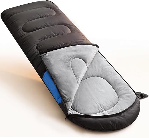 FARLAND FARLAND Sleeping Bags for Adults Cold Weather and Camping Fleece-Lined
