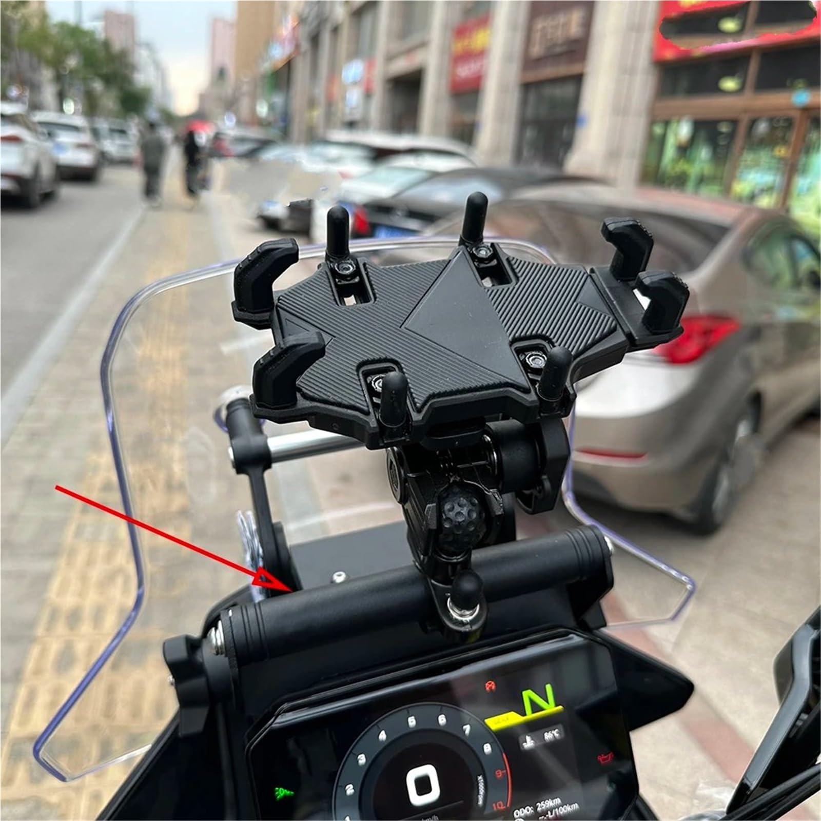 Support de Plaque de Navigation GPS pour CFMOTO CF 450MT CF450MT 450 MT Support De Navigation GPS pour Téléphone Portable, Accessoires De Moto
