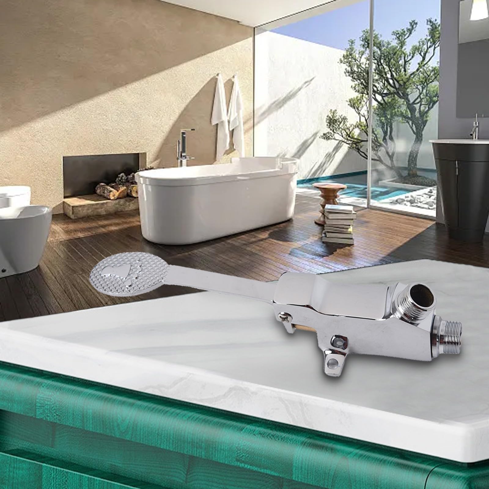 Valve à pied unique, pédale de lavabo à pédale, robinet d'évier de salle de bain, interrupteur de commande à pédale pour hôpitaux, écoles