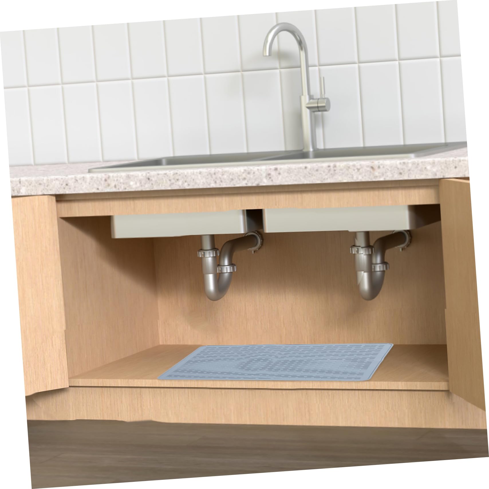 MAGICLULU Tappetino da Lavello in Silicone Antiscivolo, Protezione per Fondo Lavello, Filtrante, per Cucina e Asciugatura