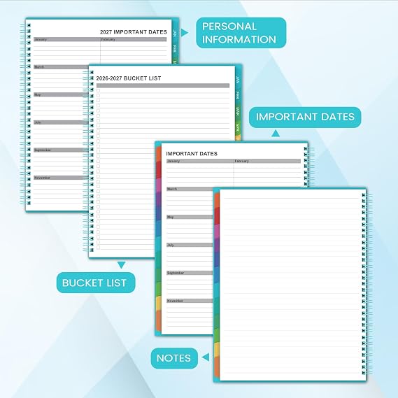 2026-2027 Monthly Planner/Calendar - Academic Planner 2026-2027