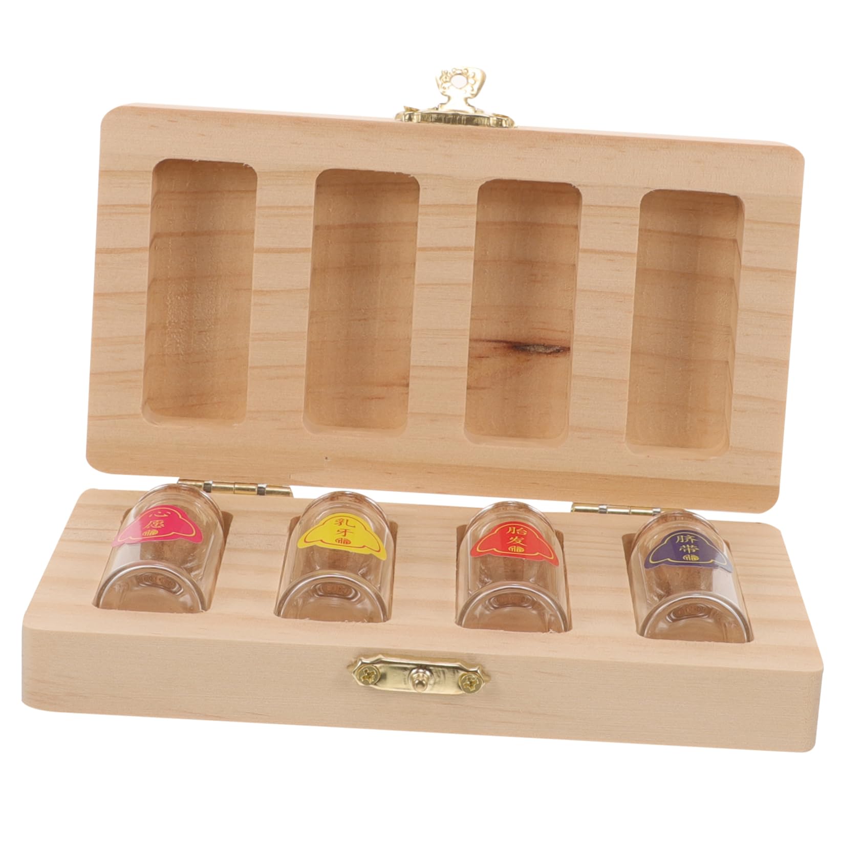 TOYANDONA 4juegos Caja De Recuerdo Para Dientes De Niño Niña Organizador De Recuerdos De Dientes Infantiles Recipiente Para Guardar Memorias Infancia