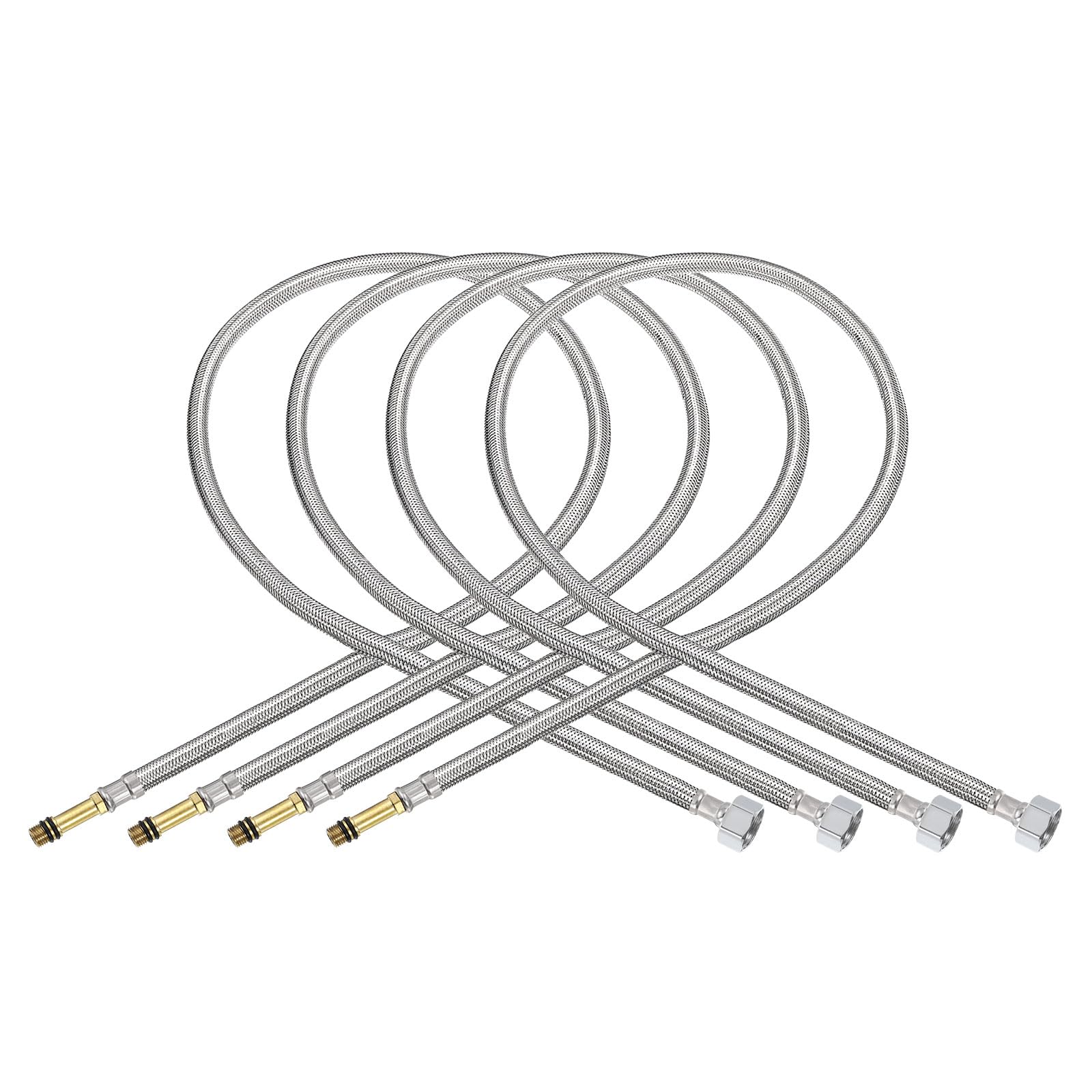 Connecteur tressé acier inoxydable 304 flexible de robinet G1/2 M10