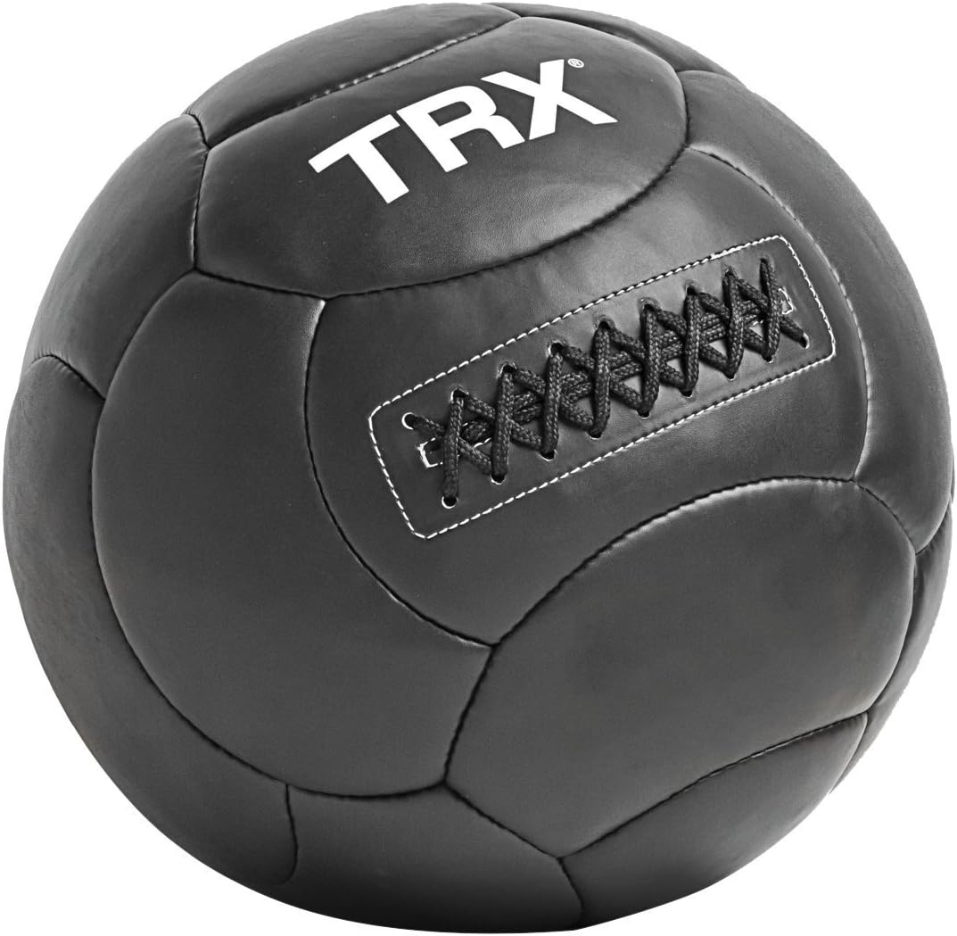 TRX Training Handcrafted Wall Ball with Reinforced Seam Construction