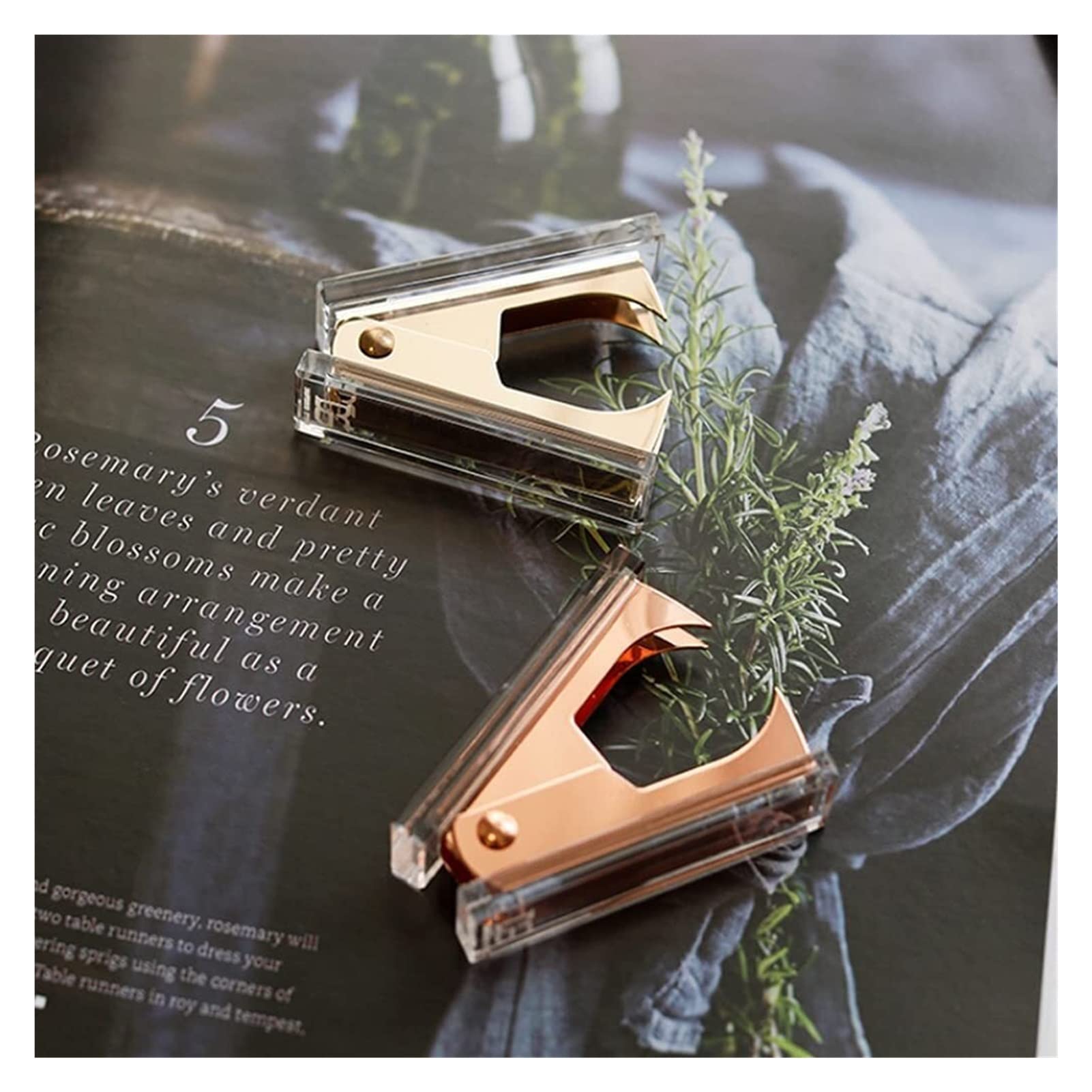 Set Cucitrice Acrilica Dream Color - Con Dispenser Nastro E Rimuovi-Graffette, 1000 Graffette 26/6 - Foto 11