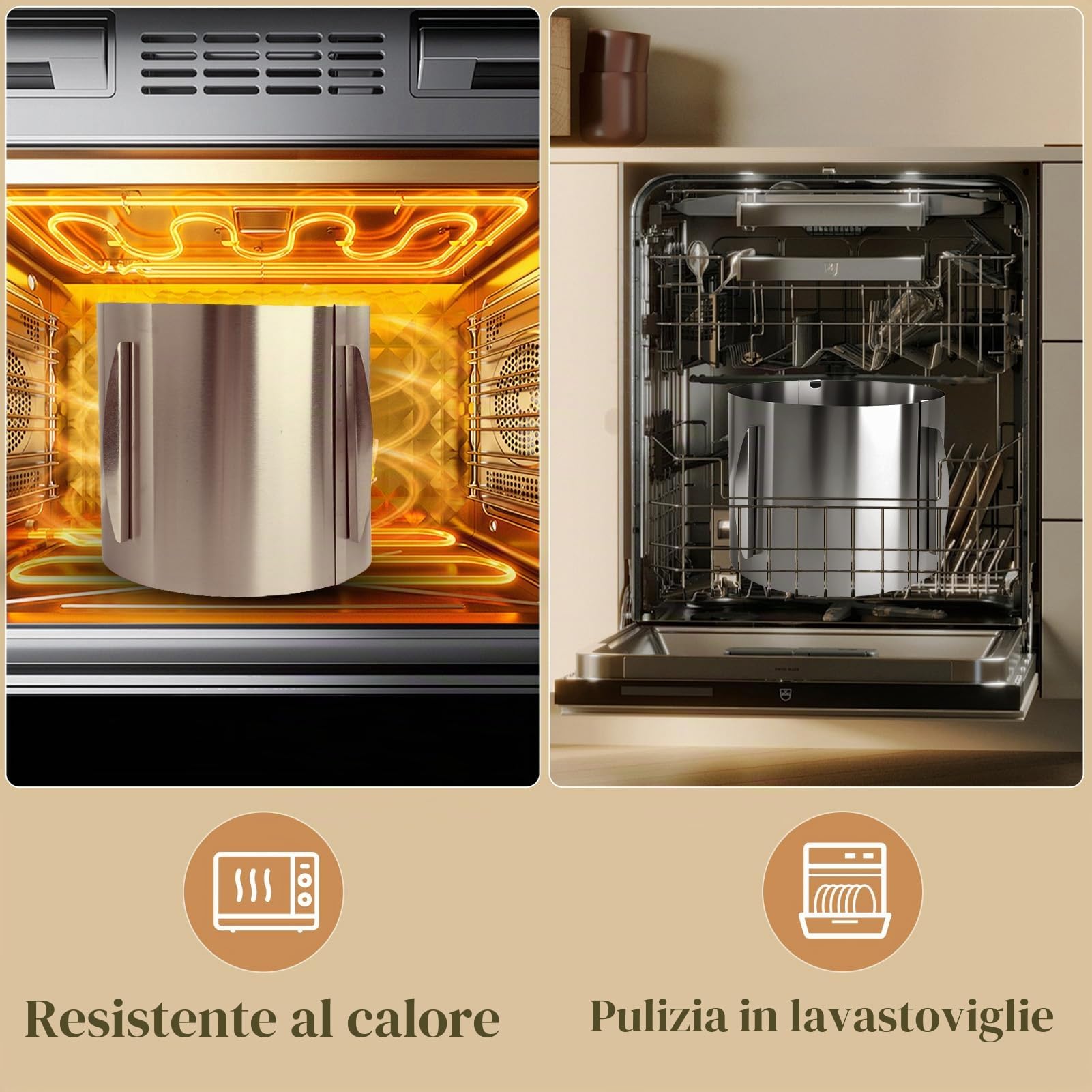 Anello Torta Regolabile Ø 16-30cm Acetato per Torte Frost Form Cake in Anello Microforato Crostata, Pasticceria Atampo Microforato per Crostate Altezza 20cm per Dolci, Mousse, Torte