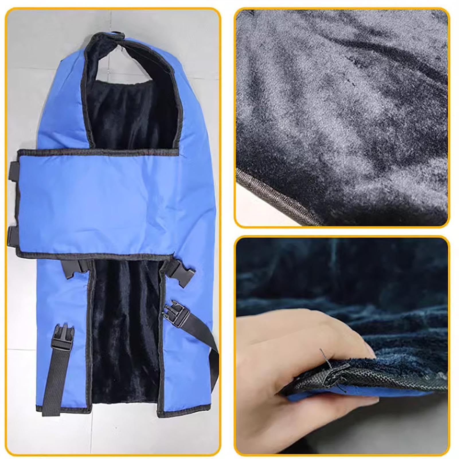 Coperta per vitelli, coperta per capra, coperta per polpaccio, coperta per polpacci, calda e antivento, per mantenere al caldo, protezione addominale, antivento