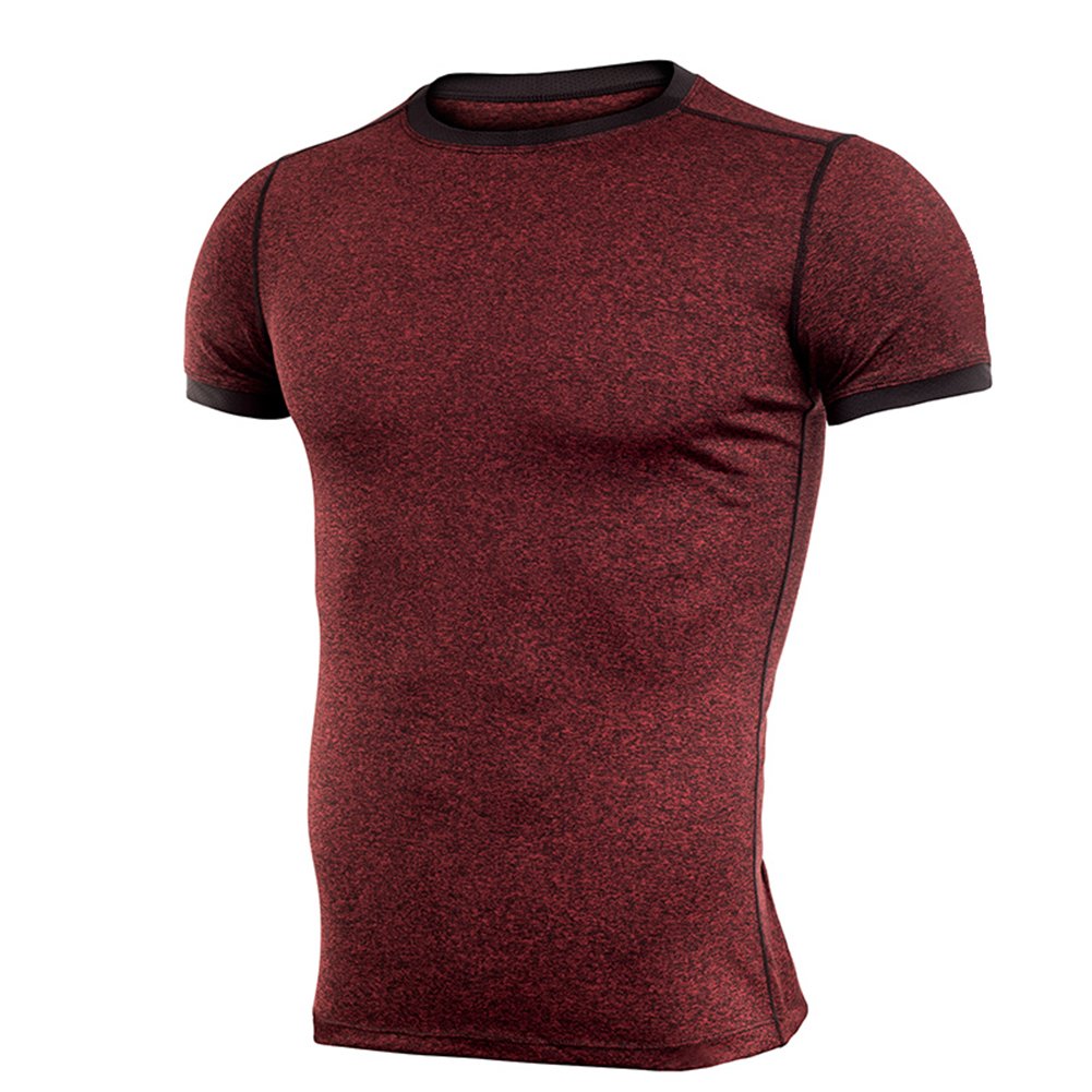 Męska koszulka kompresyjna bielizna fitness, chłonna koszulka kompresyjna, t-shirt z czaszką, bielizna funkcyjna