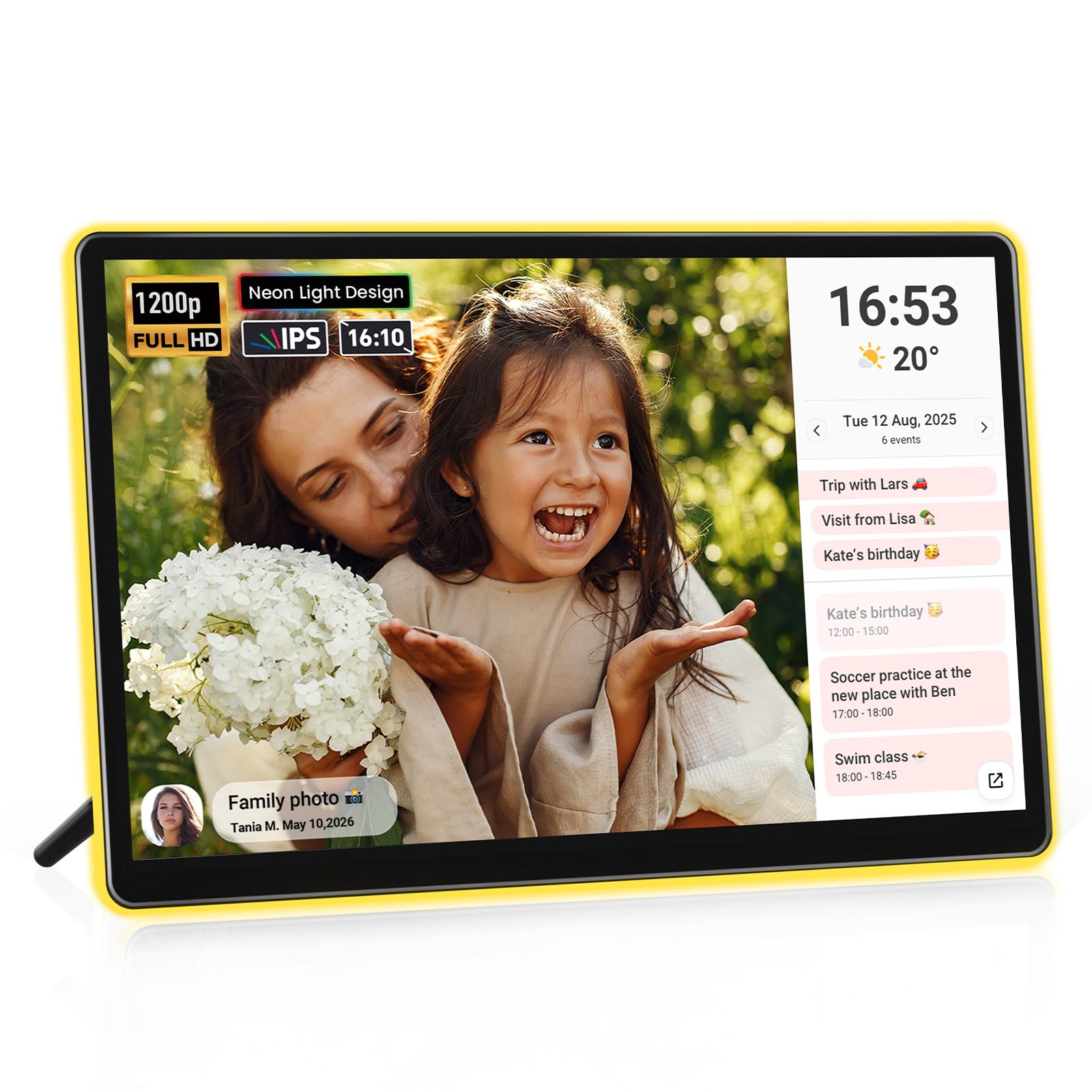 ApoloSign 14 Neon Digital Picture Frame