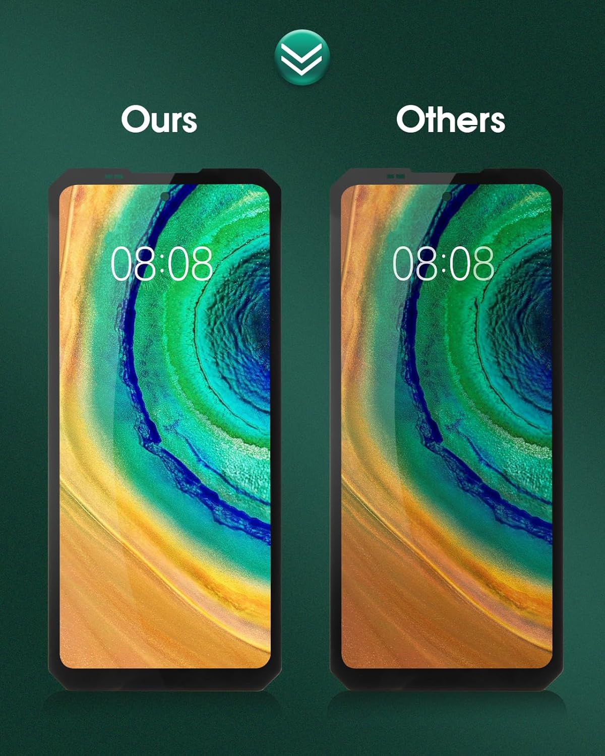 Comparison of SRJTEK screen quality versus other screens