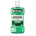 Listerine Freshburst Antiseptic Mouthwash for Bad Breath, Kills 99% of Germs That Cause Bad Breath & Fight Plaque & Gingivitis, ADA Accepted Mouthwash, Spearmint, 500 mL