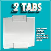 Vista 3 de MALKO Paquete de 10 protectores de videojuegos compatibles con Nintendo 3DS Funda de plástico transparente