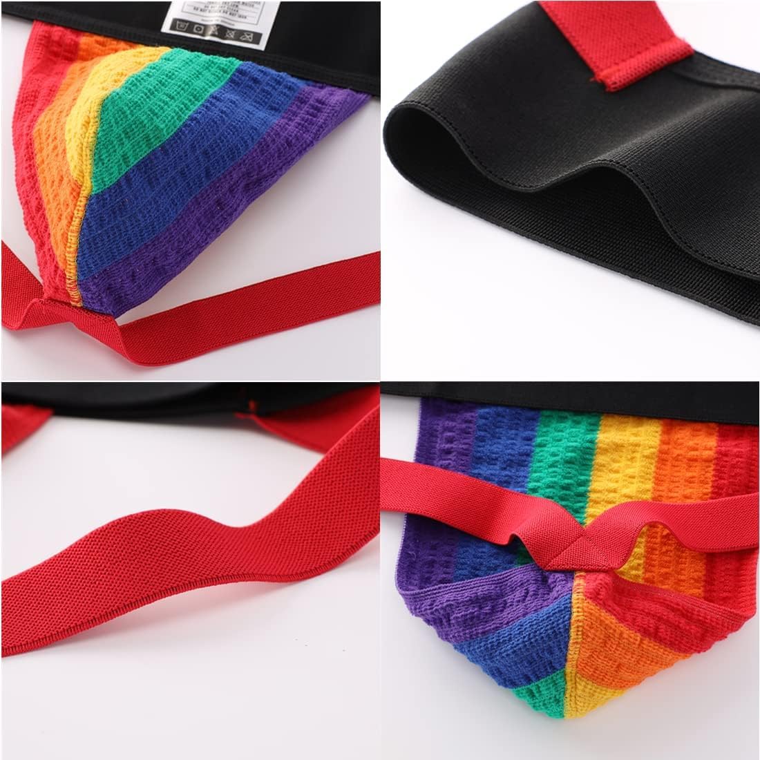 BRODDLE Men's Jockstrap Stretchy Nylon Mesh Pouch Performance Workout Athletic Supporters for Men - Image 5