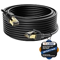 Vista 11 de Cable Ethernet Cat 7 de 1 pie, cable de Internet de alta velocidad Cat7, cable de red LAN RJ45 CAT7, triple blindaje SFTP de 10 Gbps 600 Mhz cable