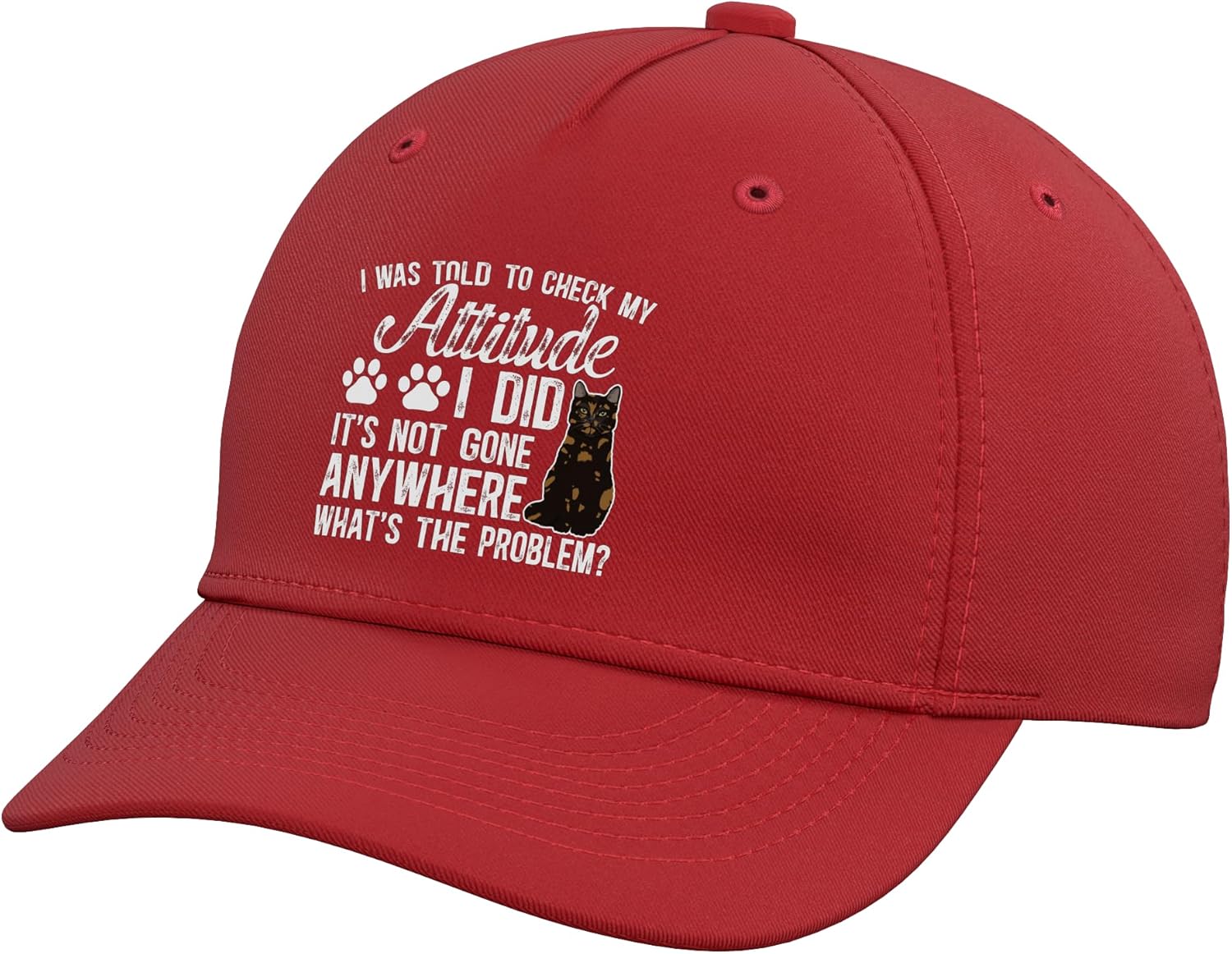 Tortoiseshell Cat Owner Funny Tortie Cat Mom Tortie Cat Adjustable Baseball Hat