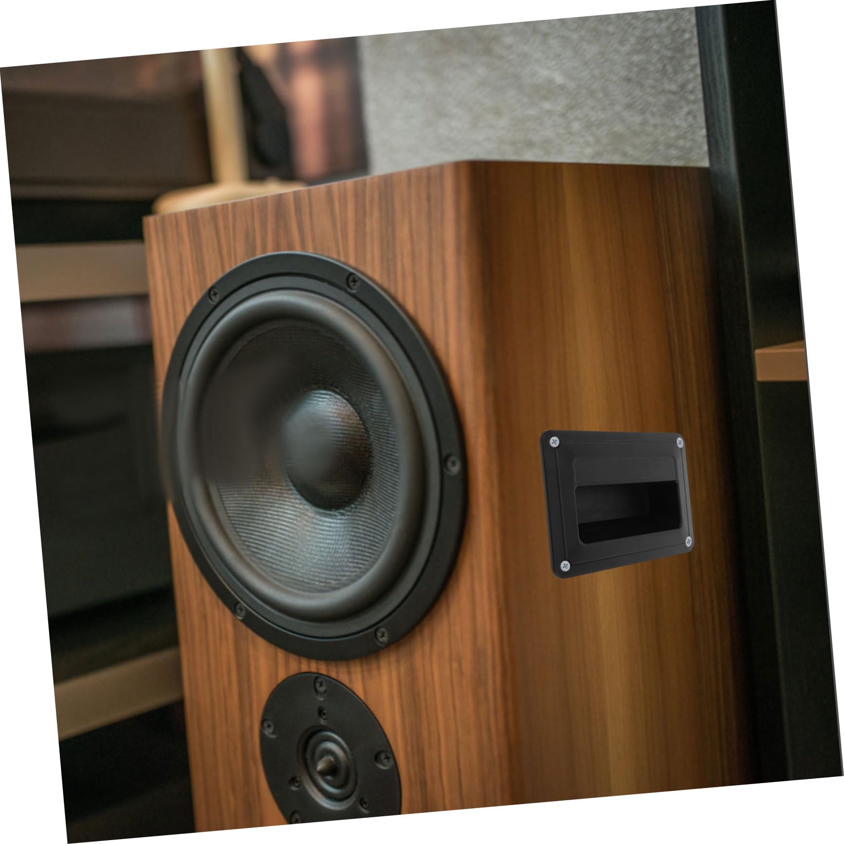 Gadpiparty 4pièces Poignées Latérales Encastrées Plastique pour Enceintes Audio Lot de Design Simple Et Pratique Accessoires De Remplacement pour Transport Sécurisé des Haut-parleurs De Scène