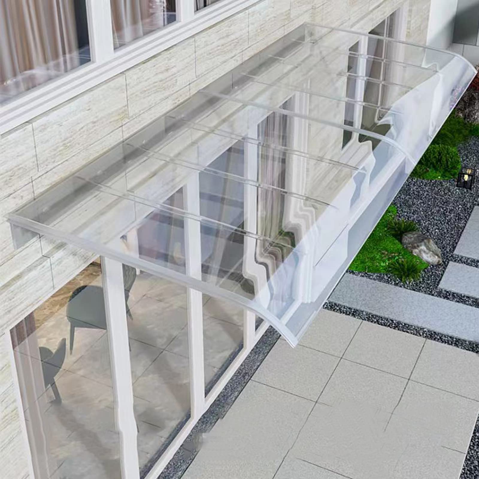 Auvent de patio et porche pour protéger votre fenêtre de jardin de la pluie