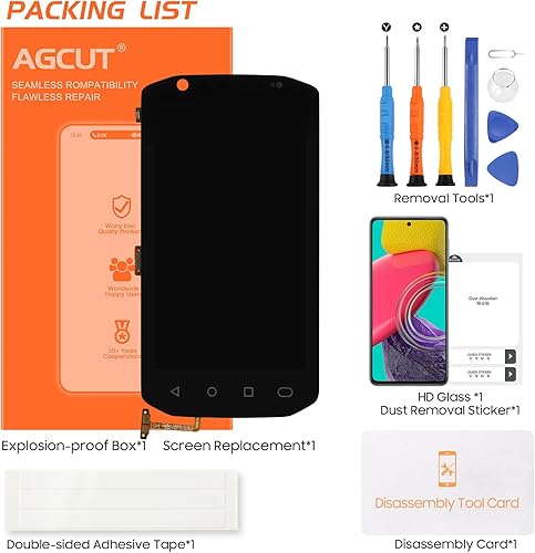 Miniatura 7 de para Zebra TC70 TC72 TC75 TC77 reemplazo de pantalla LCD Diaply con pantalla táctil digitalizador con herramientas