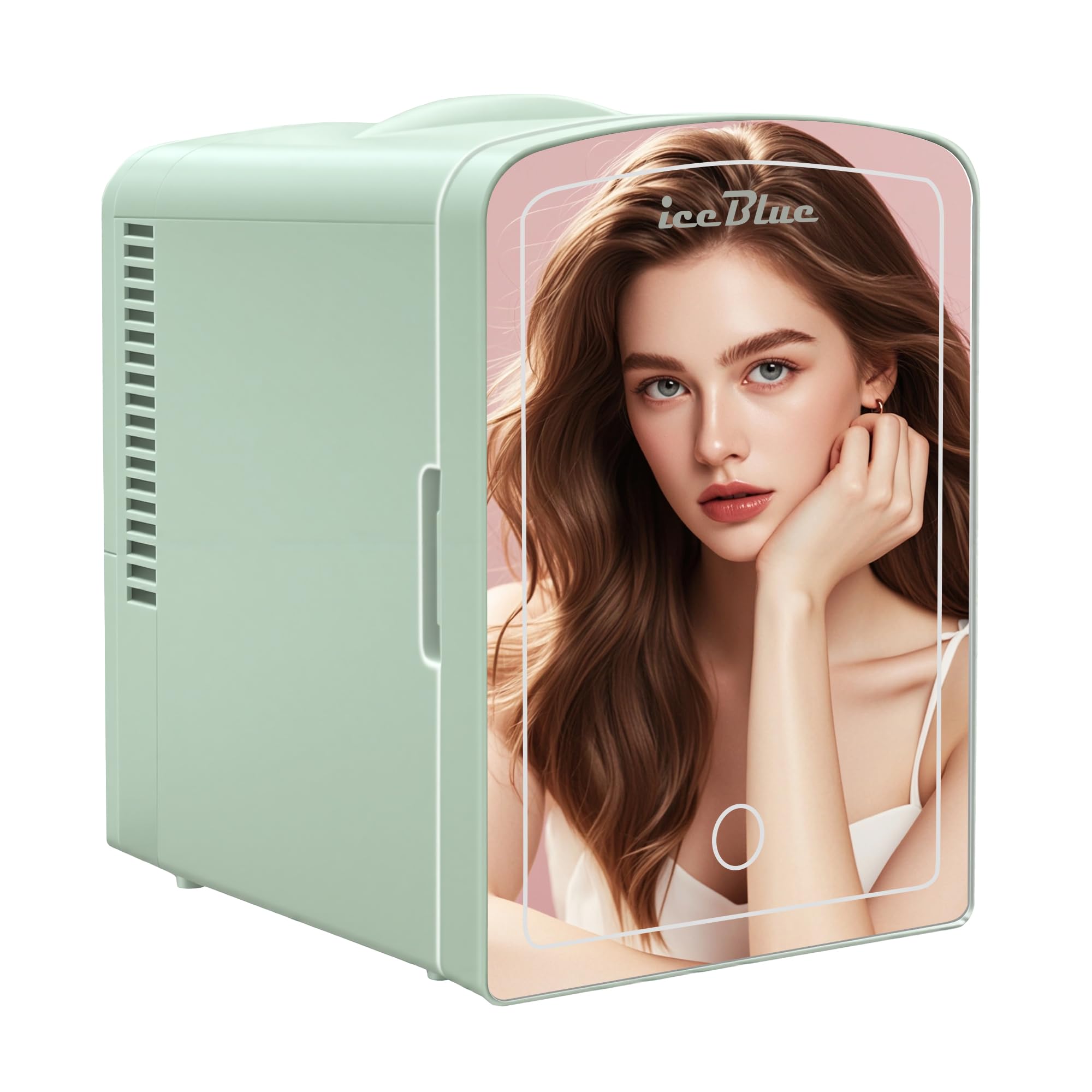 Iceblue HK-LS-6YM-Green 0.2 cu ft Beverage Cooler Green