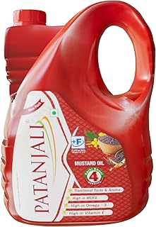 Patanjali Kachi Ghani Mustard Oil, 5L