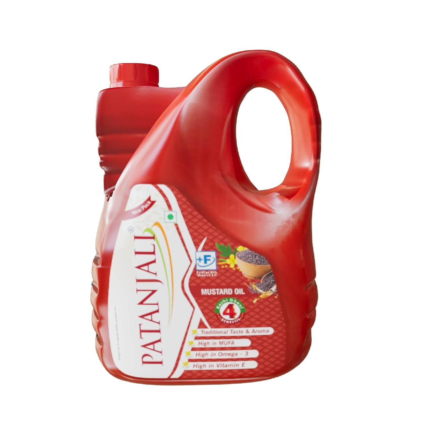 Patanjali Kachi Ghani Mustard Oil, 5L