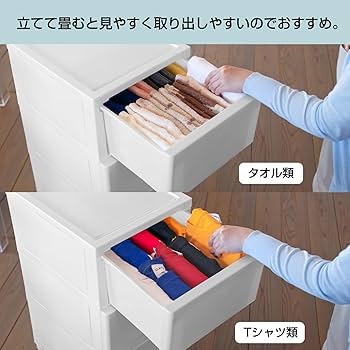 JEJアステージ収納チェスト 壁付デコニーシーヴォ 3段 ３セットまとめ売り Amazon.co.jp: JEJアステージ(JEJ Astage) 収納チェスト 壁付
