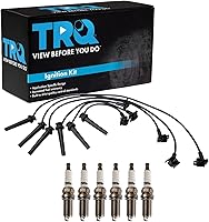 Vista 11 de Kit de Bujías de Iridium TRQ 5 Piezas Bujías de Iridium Compatibles con Chevrolet Aveo 2004-2008 2007-2008 Aveo5