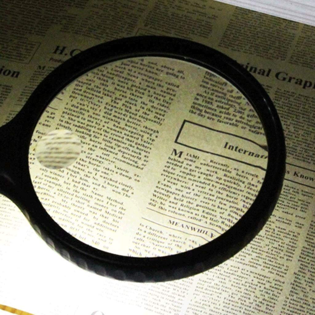 Lupa de Mano con luz, la Mejor Lupa iluminada para Lectura, degeneración Macular, inspección, exploración Interesting