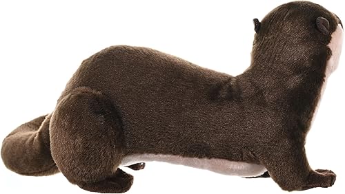 Miniatura 9 de Wild Republic Peluche de nutria de río, animal de peluche, regalos para niños, Cuddlekins de 12 pulgadas