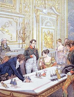 MVOVZQCV Vintage Paintings Artwork Retro Print Paintings Napoleon and His Wife Josephine Preparing the Coronation Illustration From bonaparte by Jacques Marie Gaston Onfray De Breville for Office Decor 60x90cm